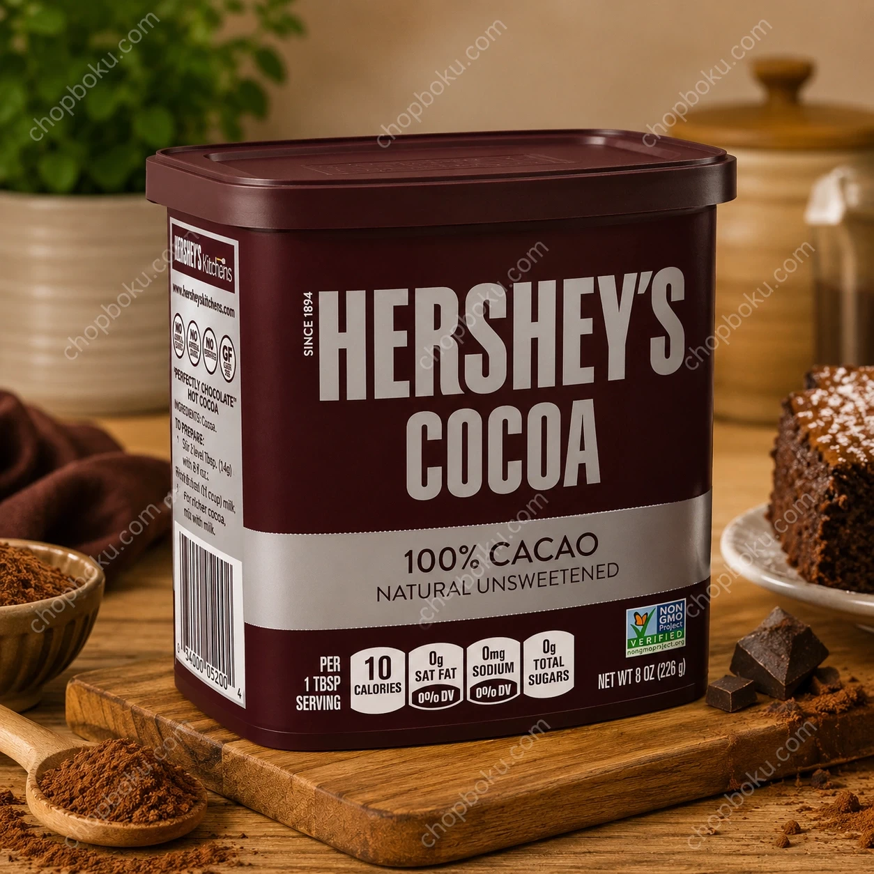 Hershey's 100% Natural Unsweetened Cocoa Powder 226g (8 oz)
