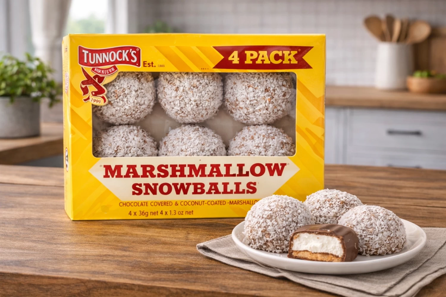 Tunnock’s Marshmallow Snowballs – Coconut Covered Marshmallow Treats | Buy in Lagos, Abuja & Nigeria