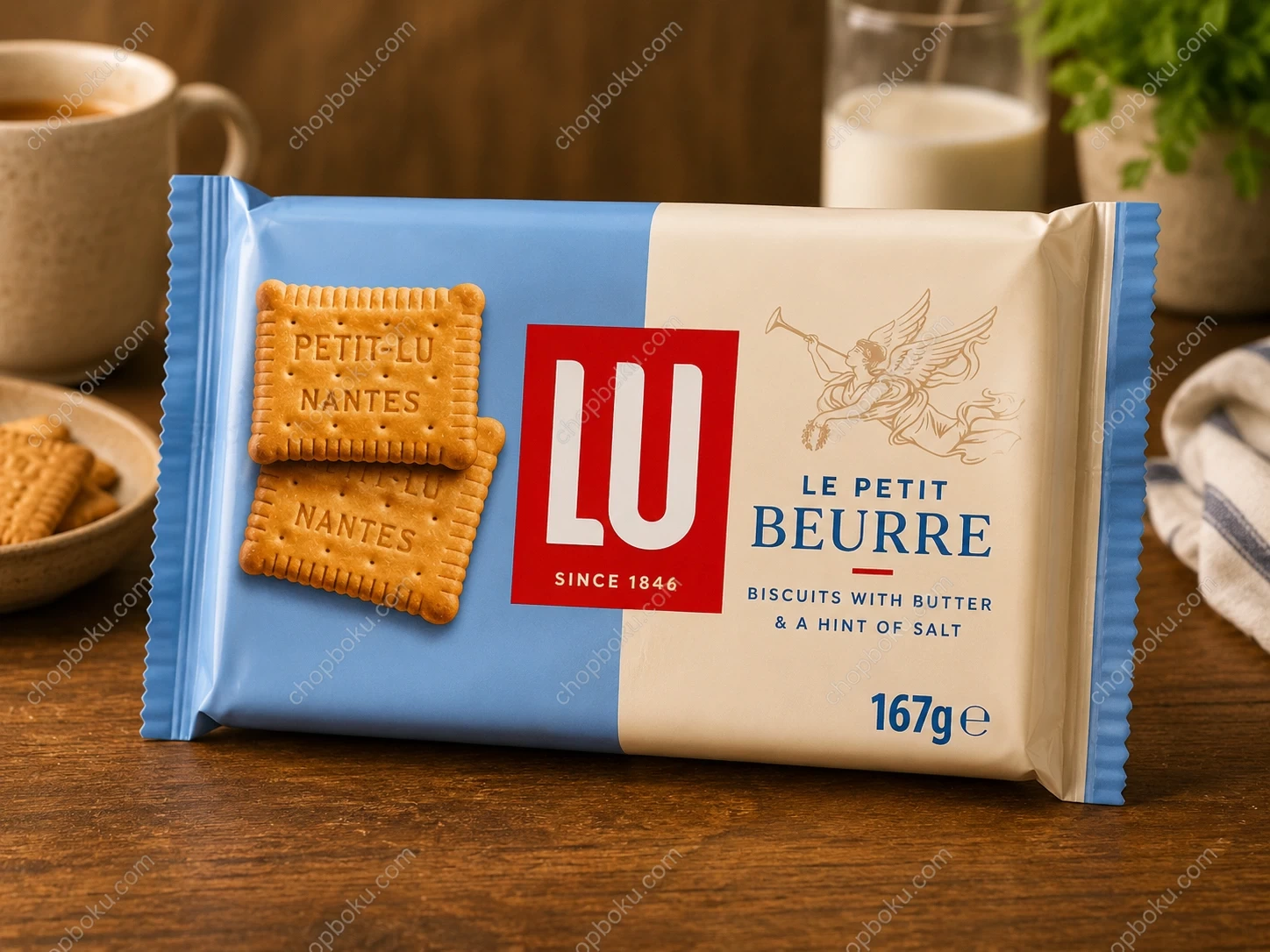 LU Le Petit Beurre Salted Butter Biscuits 167g – Premium French Butter Cookies in Lagos Nigeria