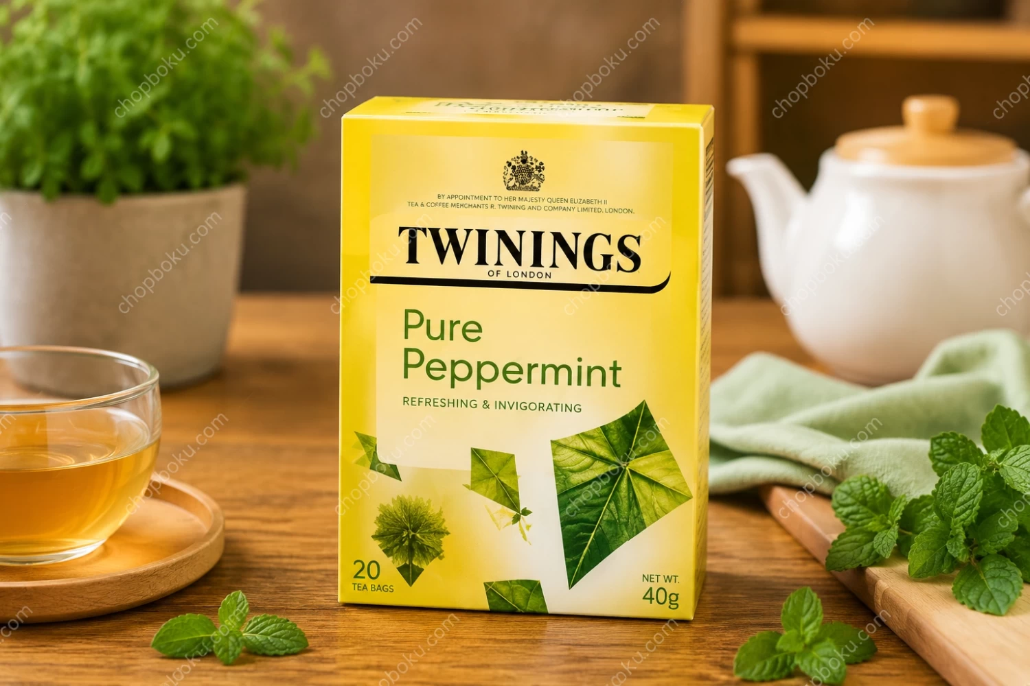 Twinings Pure Peppermint Tea 40g (20 Tea Bags)