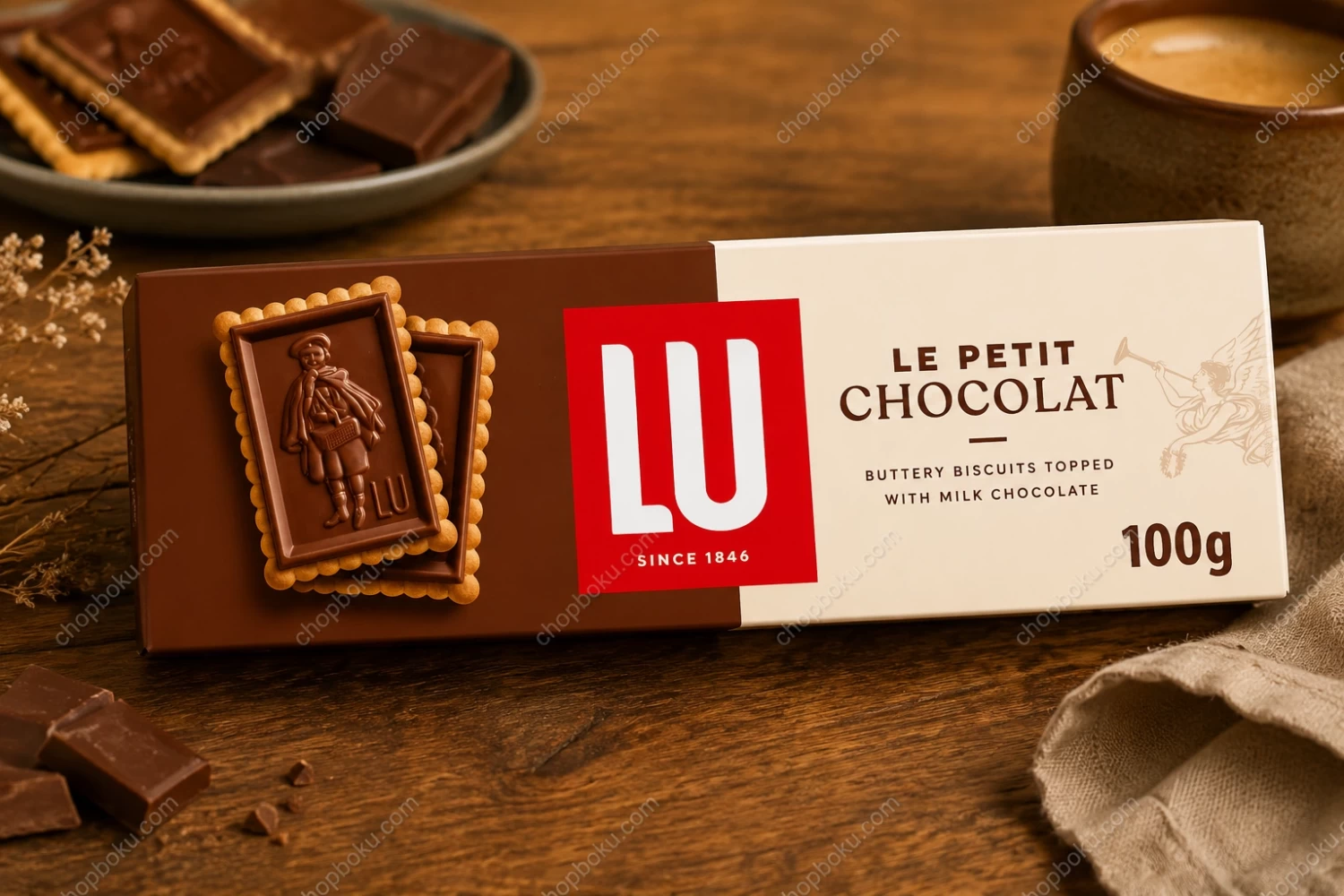 LU Le Petit Chocolat Chocolate Biscuits 100g – Premium French Chocolate Biscuits in Lagos Nigeria