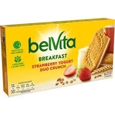 Belvita Strawberry Yoghurt Breakfast Bar – Nutritious Wholegrain Energy Snack | Buy in Lagos, Abuja & Nigeria