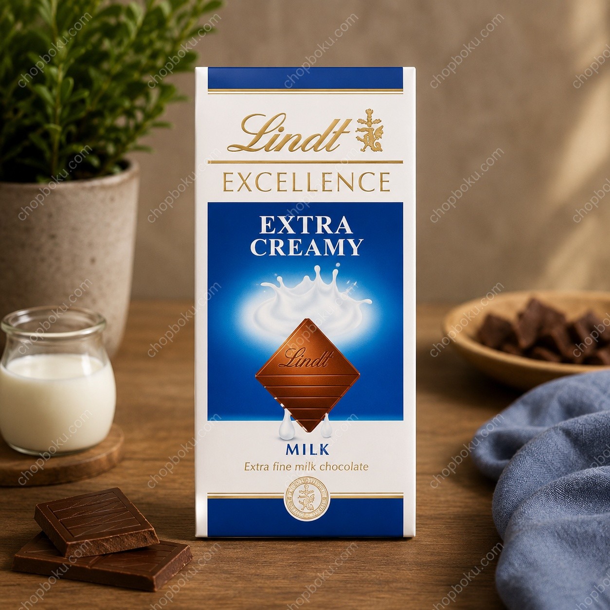Lindt Excellence Extra Creamy Milk Chocolate 100g