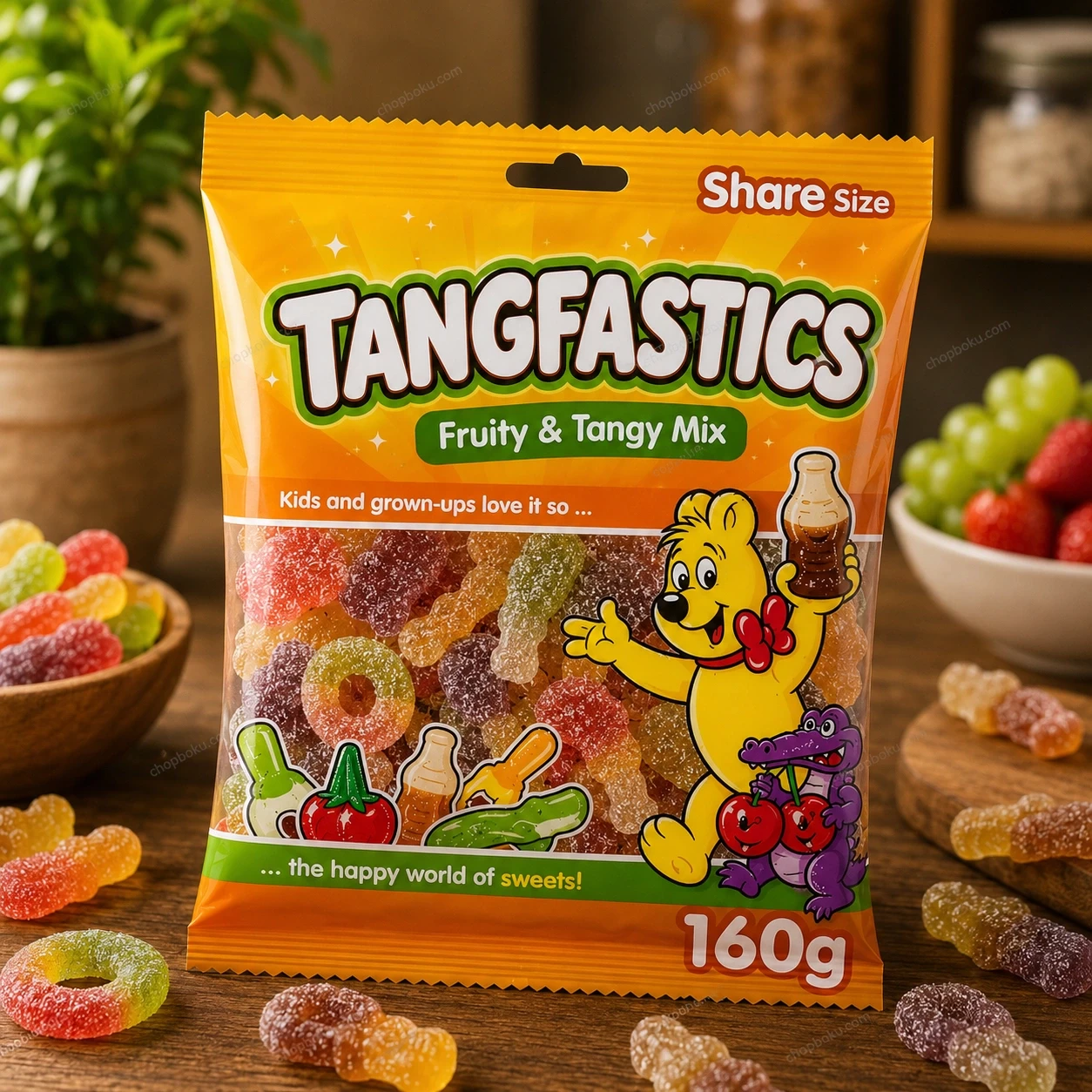Haribo Tangfastics 160g – Sour & Fizzy Gummy Sweets in Lagos Nigeria