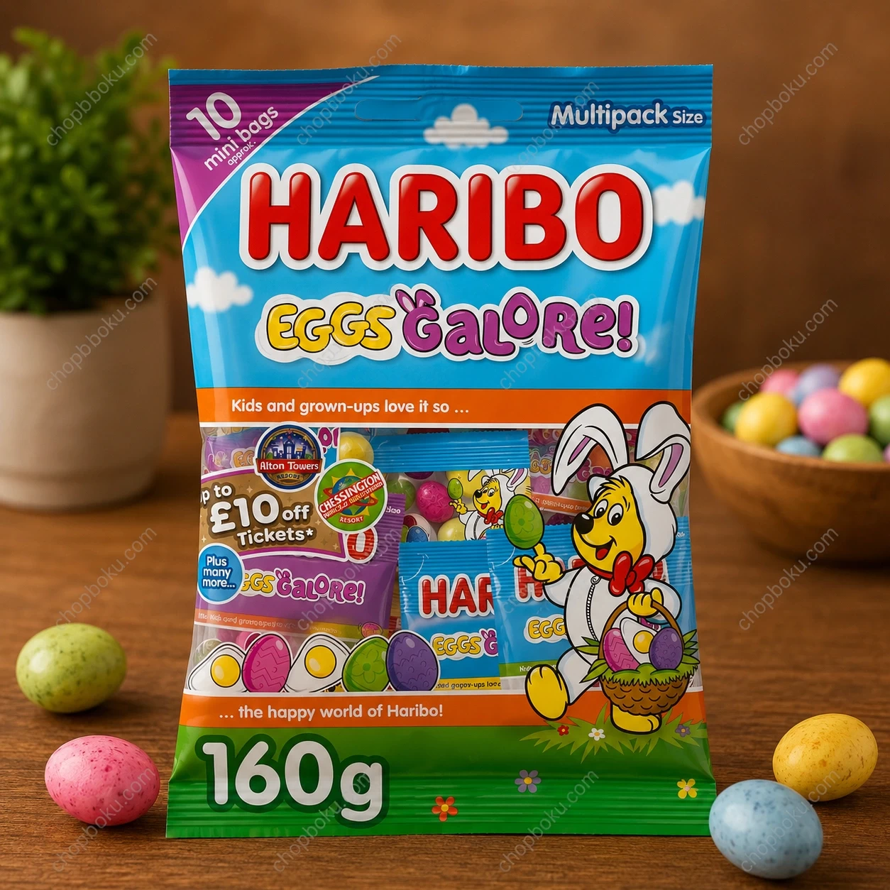 Haribo Eggs Galore Multipack 160g – Fruity Gummy Easter Candy Multipack in Lagos Nigeria