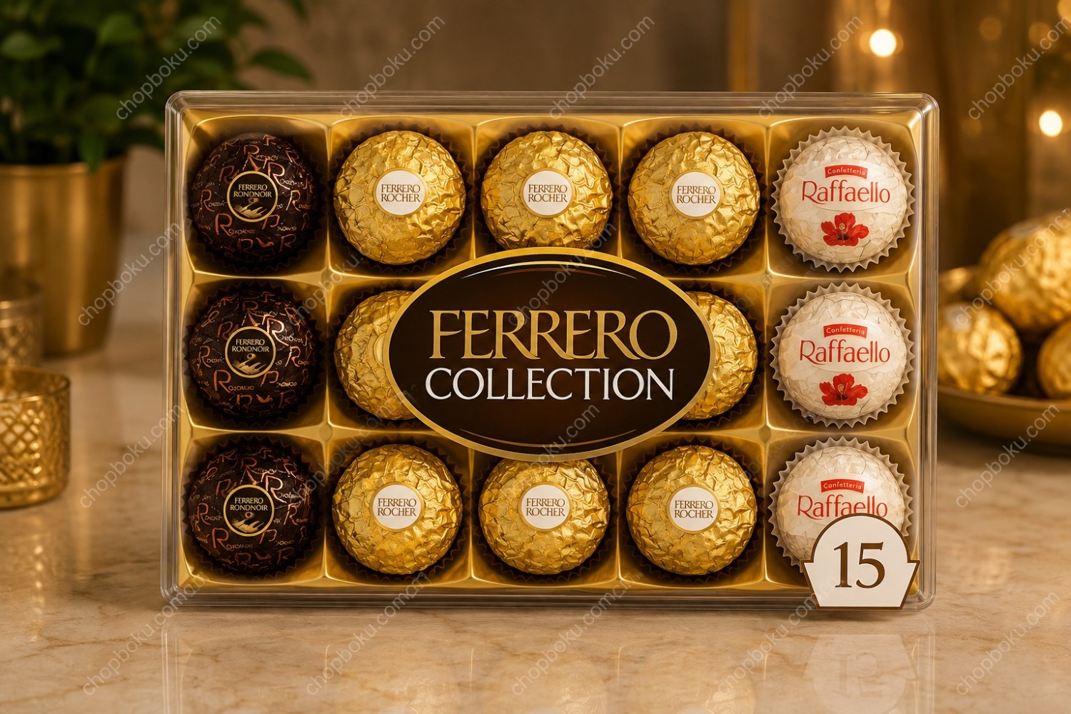 Ferrero Collection Boxed Chocolates 15 Pieces 172g