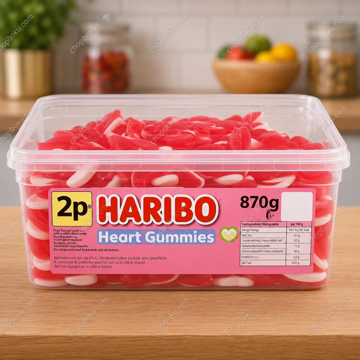 HARIBO Heart Throbs Gummy Candy 870g – Imported Fruity Heart Gummies in Lagos Nigeria