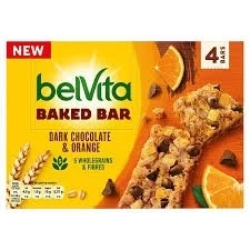 Belvita Baked Bar Dark Chocolate & Orange – Wholegrain Energy Snack with Citrus Chocolate | Buy in Lagos, Abuja & Nigeria
