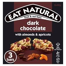 EAT NATURAL 70% DARK CHOCOLATE ALMOND & APRICOT