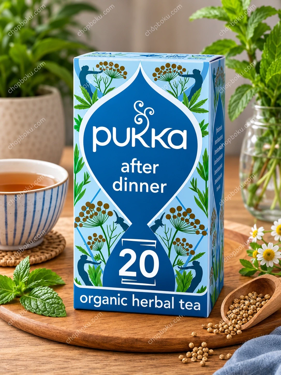 Pukka Organic After Dinner Tea 20 Home Compostable Herbal Tea Bags (40g)