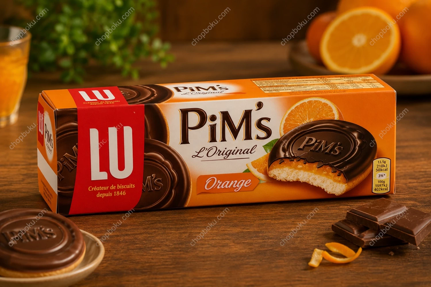 LU PiM's Orange Chocolate Biscuits 150g – Premium French Orange Chocolate Cakes in Lagos Nigeria
