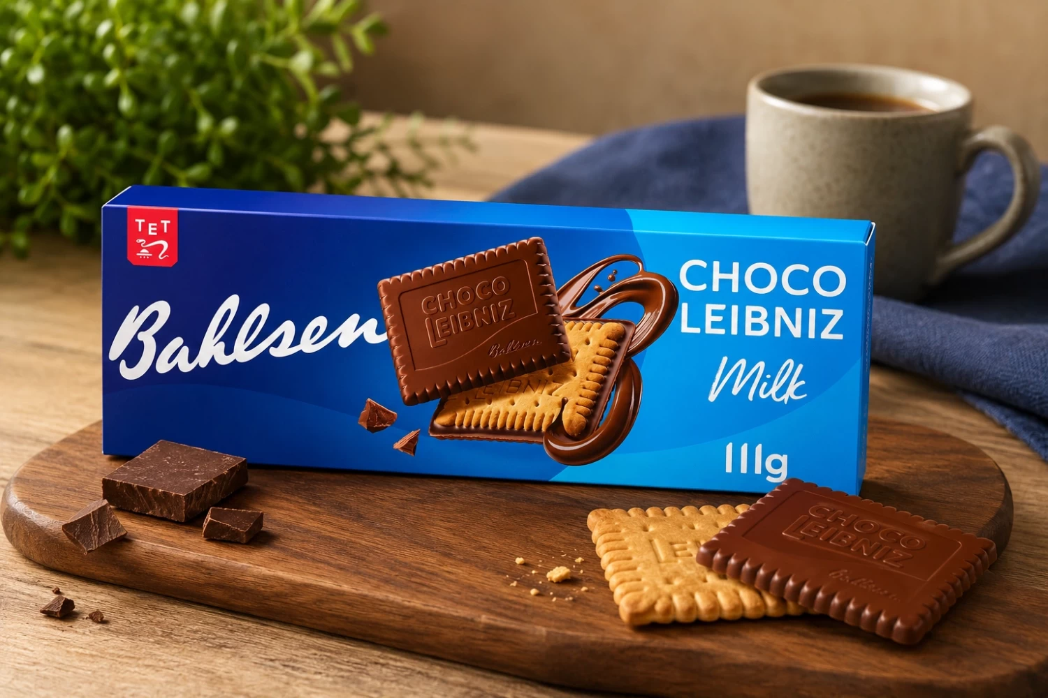 Bahlsen Choco Leibniz Milk Chocolate Biscuits 111g – Premium German Chocolate Butter Biscuits in Lagos Nigeria
