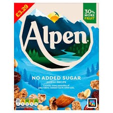 Alpen Muesli No Added Sugar