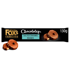 FOXS CHOCOLATEY ROUNDS SALTED CARAMEL