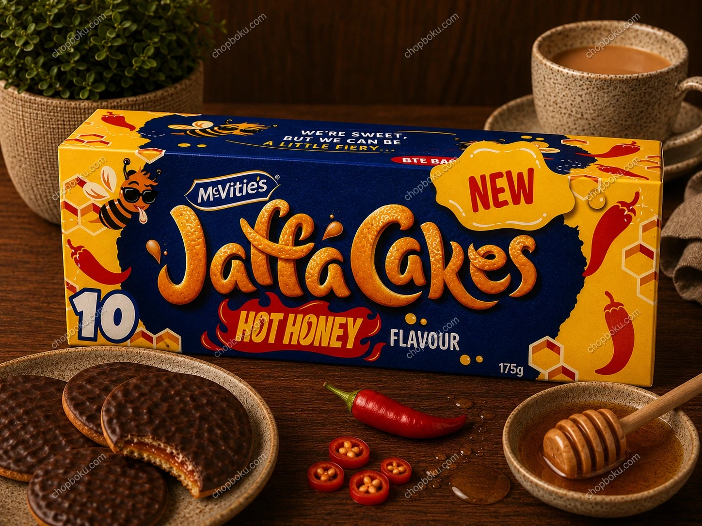 McVitie's Jaffa Cakes Hot Honey Flavour 10 Pack – Chocolate Honey Sponge Cakes in Lagos Nigeria