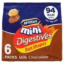 McVitie’s Mini Chocolate Digestives Pouch Twin – Bite-Size Chocolate Digestive Biscuits Value Pack | Buy in Lagos, Abuja & Nigeria