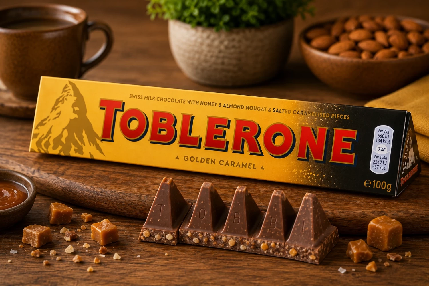 Toblerone Golden Caramel 100g